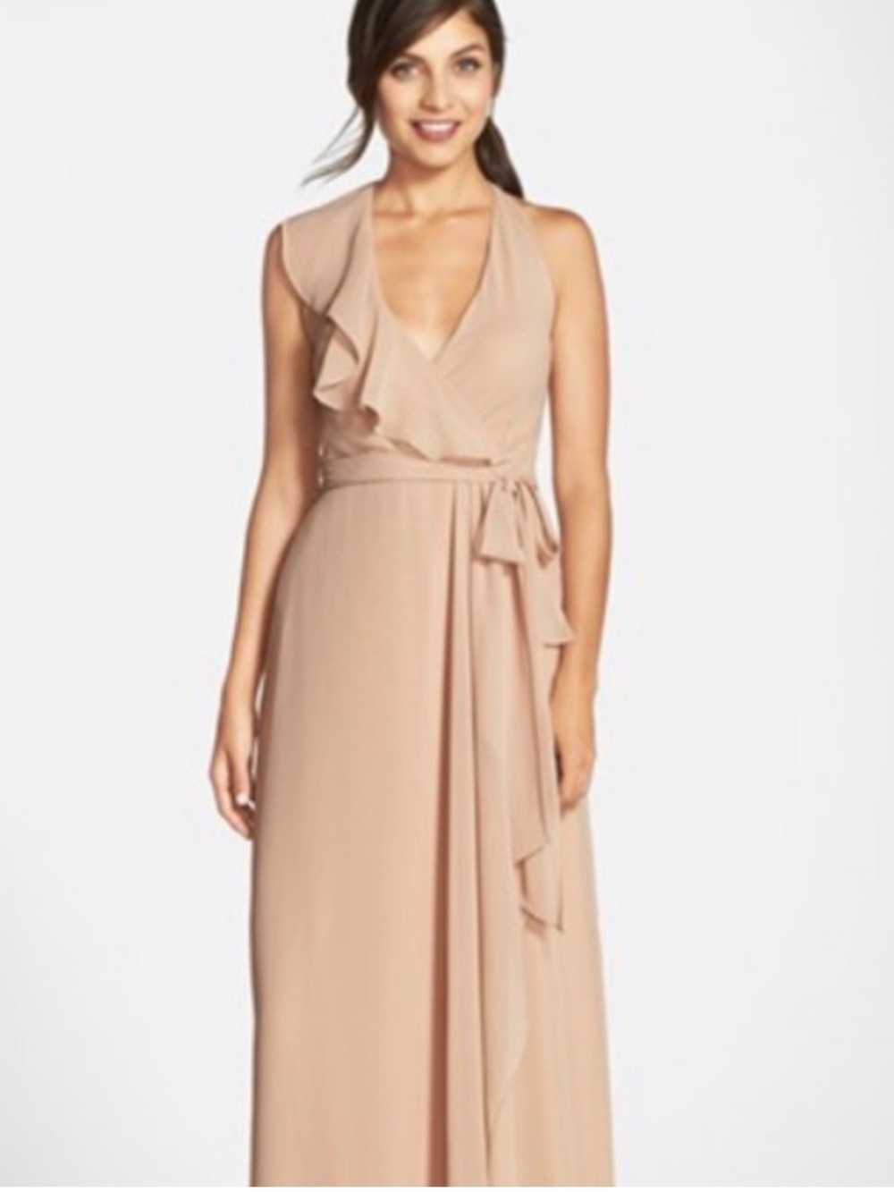 Nouvelle Amsale - Nude/Beige Bridesmaid Dress